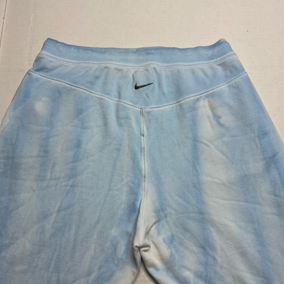 Women’s Nike Yoga Luxe Fleece Jogger Pants -Blue, White Size: Large - Picture 6 of 9